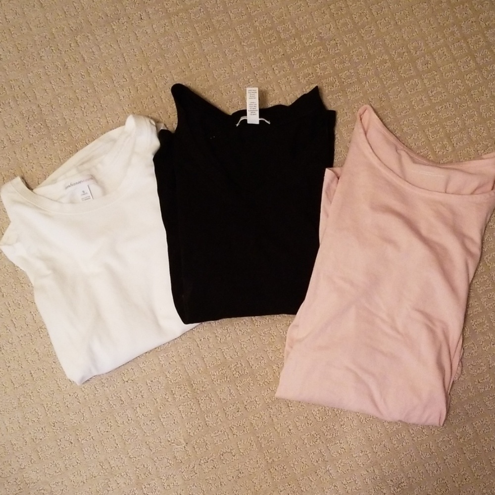 Set of maternity long sleeve tops